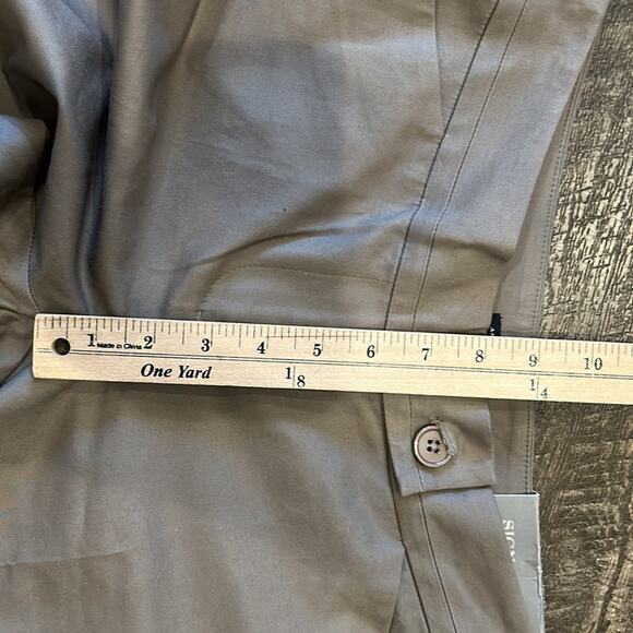 NWT Ann Taylor Women's Signature Fit Cropped Leg Dark Beige Size 0 - Picture 4 of 7